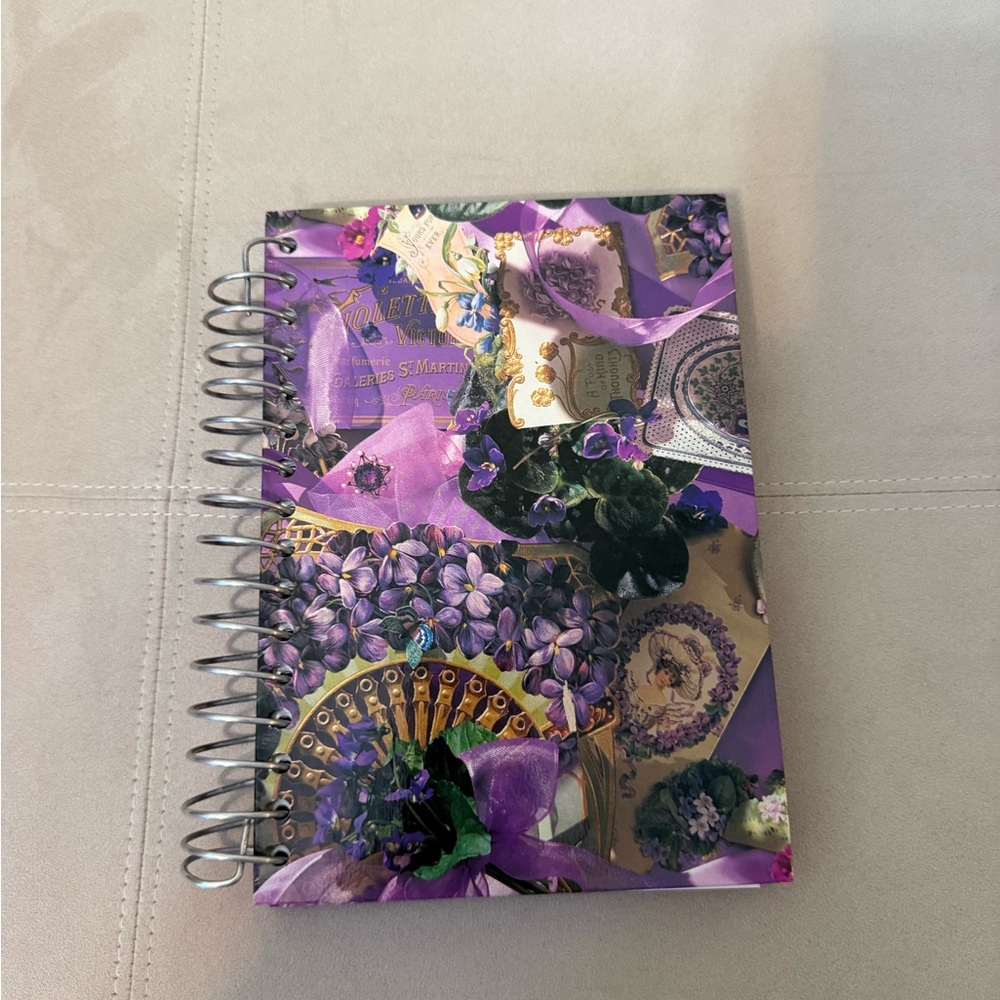 Purple Wire-bound Journal